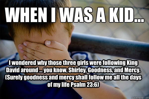 Psalm 23 funny 13