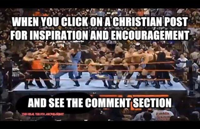 The comment section of many Christian posts on social media - Christian  Funny Pictures - A time to laugh