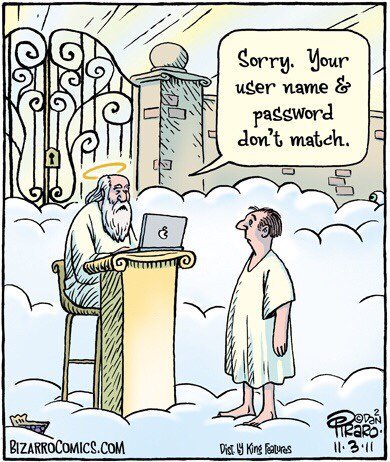 user name heaven password