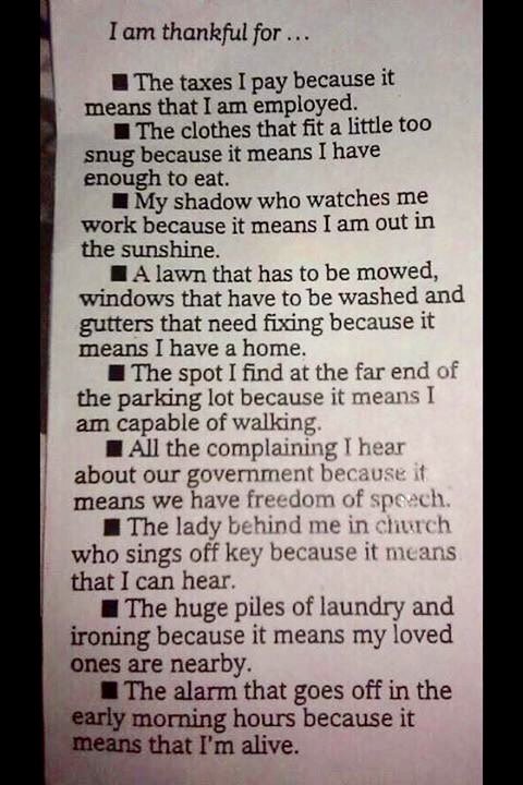 I am thankful for ... - Christian Funny Pictures - A time to laugh