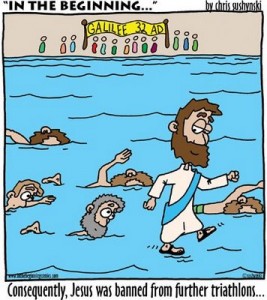 14 hilarious cartoons about Jesus walking on water - Christian Funny ...